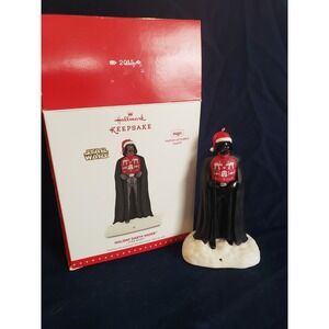 Hallmark Ugly Sweater Holiday Darth Vader 2015 Keepsake Ornament w/Sound